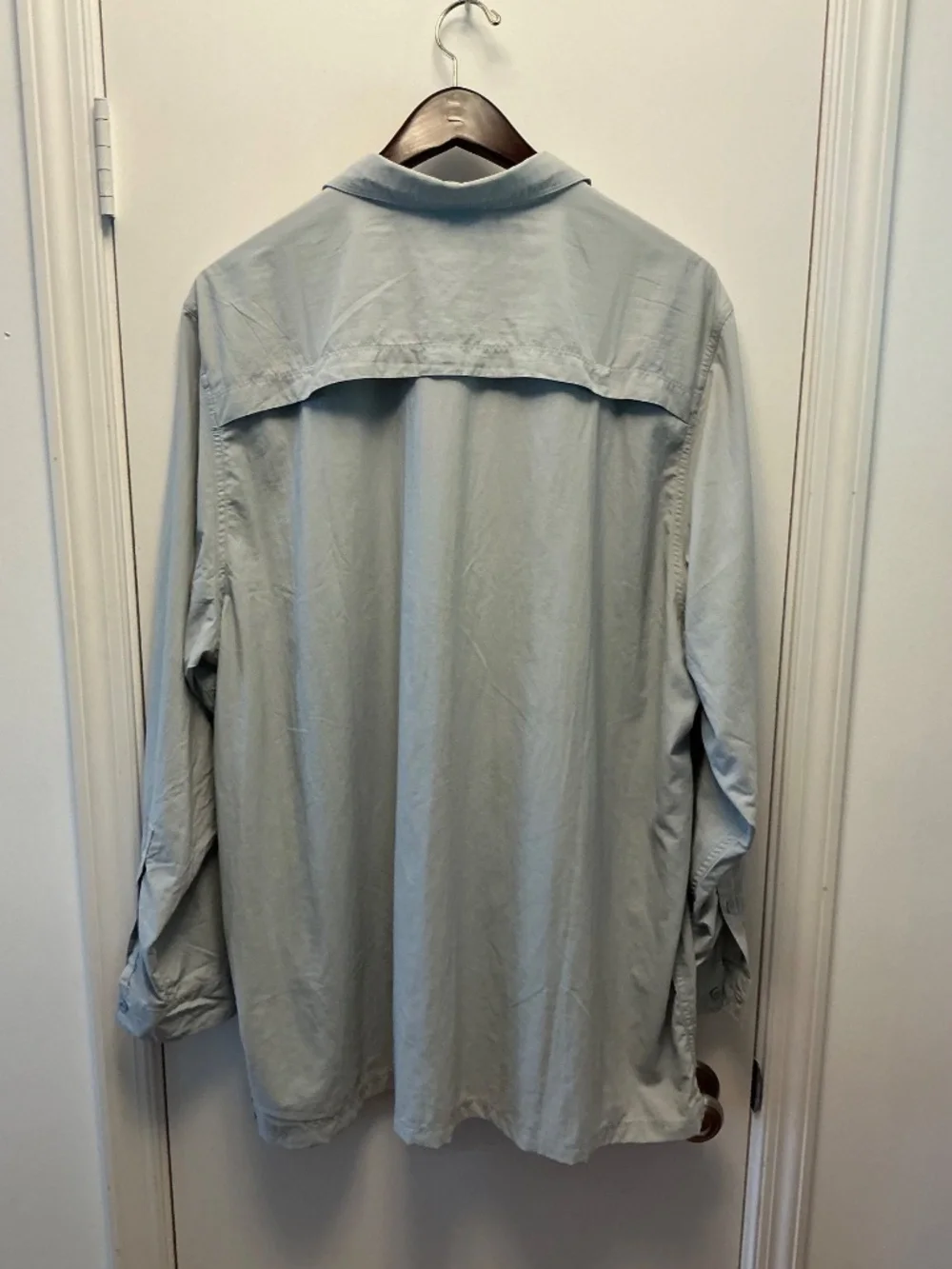 The North Face Men's Long-Sleeve Outdoor Hiking Shirt Light Gray Size XXL NWT